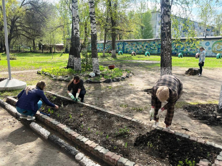 Учащиеся школы участвовали в субботнике «Мы за чистоту».